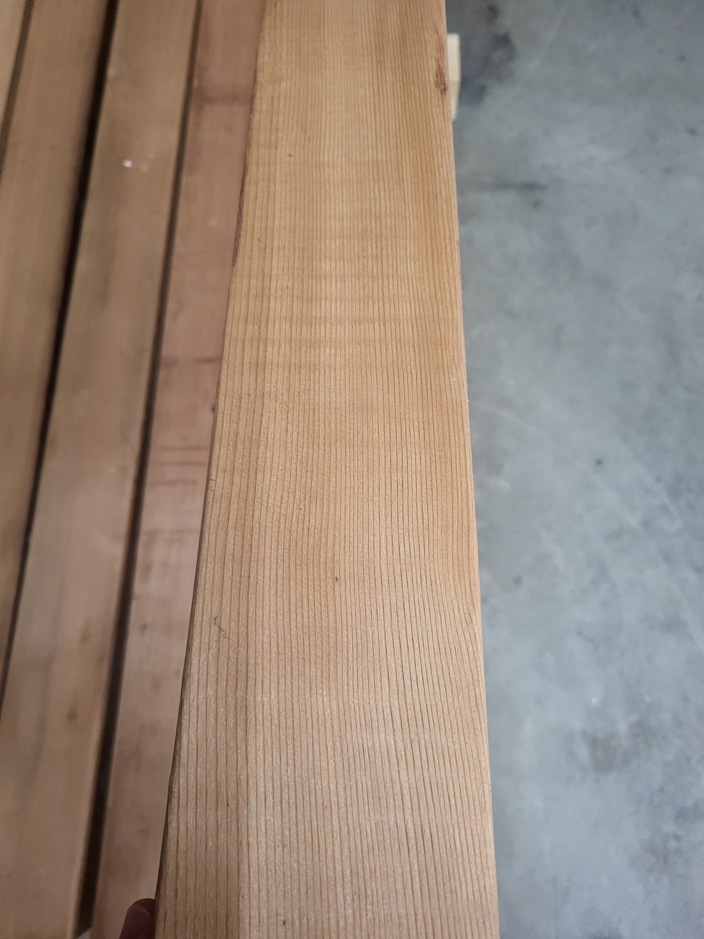 Clear Western Red Cedar Decking Lumber