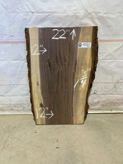 Live Edge Walnut Sku#28849M-3