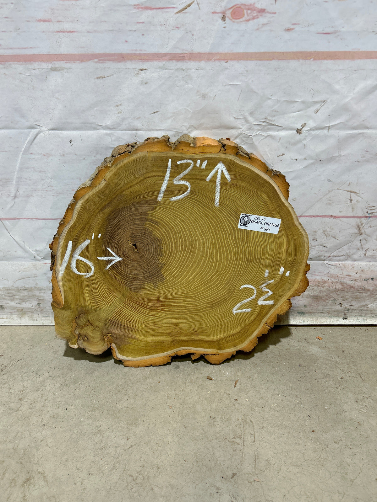 Live Edge Osage Orange Sku#28834M