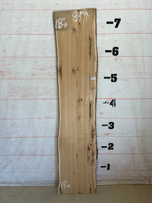Live Edge Hickory Sku#28607-18