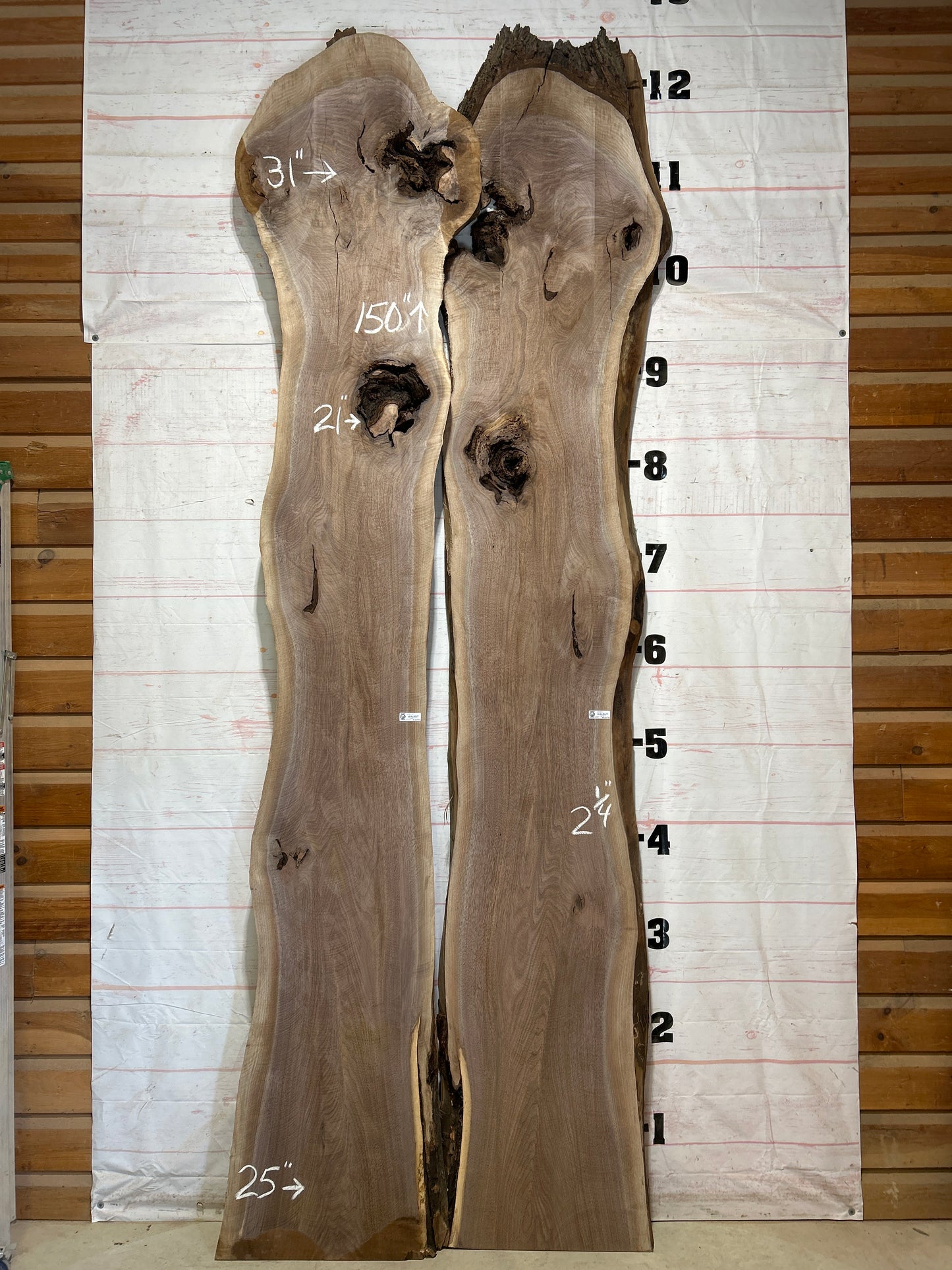 Live Edge Walnut Set Sku#28541-122