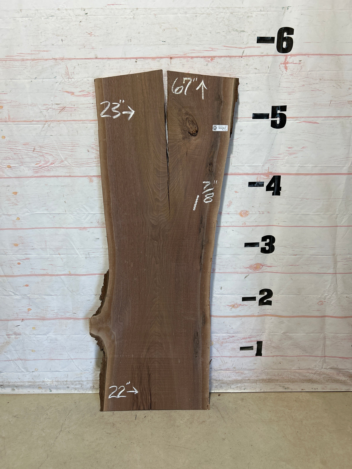 Live Edge Walnut Sku#28721A-21