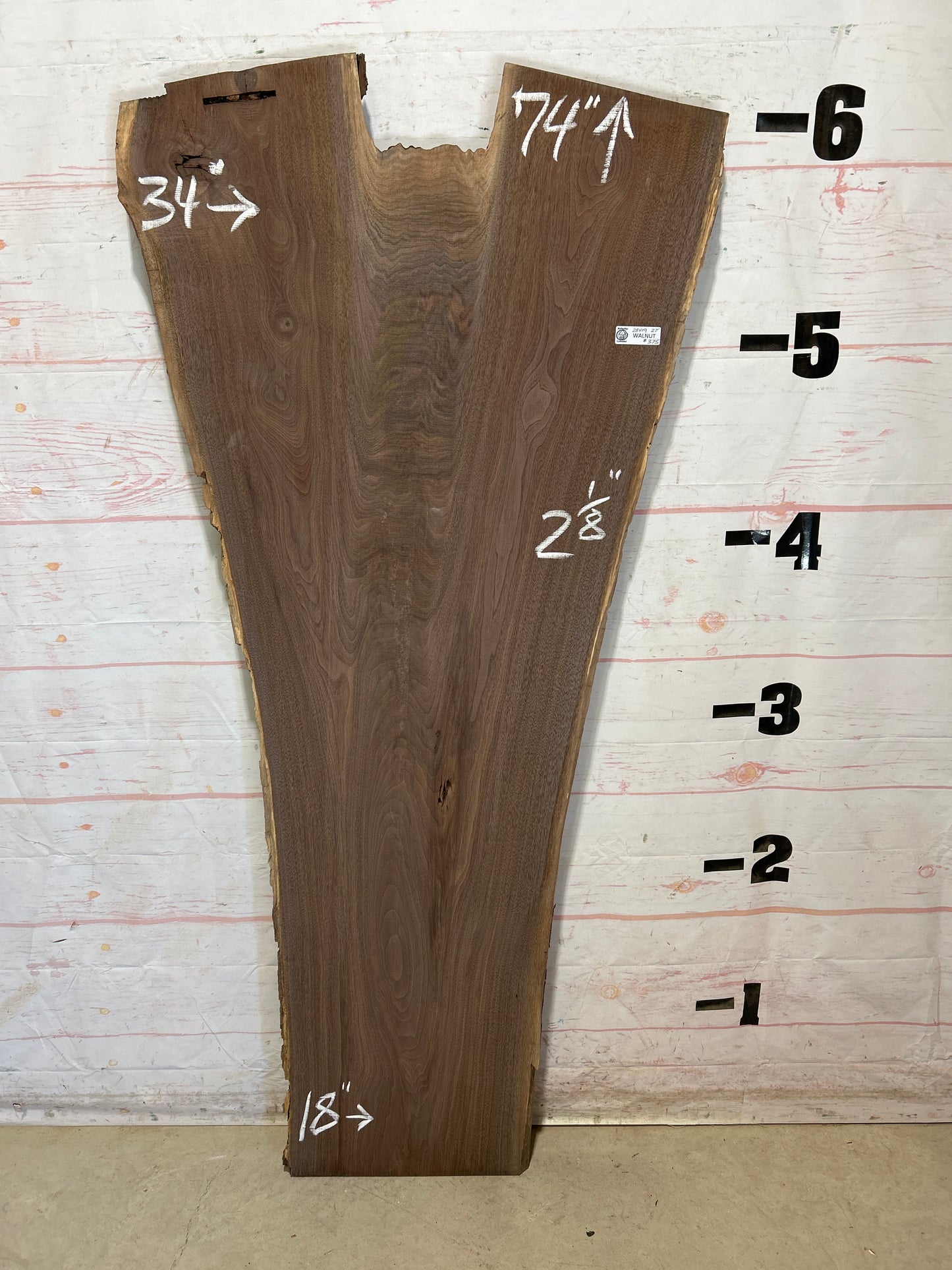Live Edge Walnut Sku#28419N-27