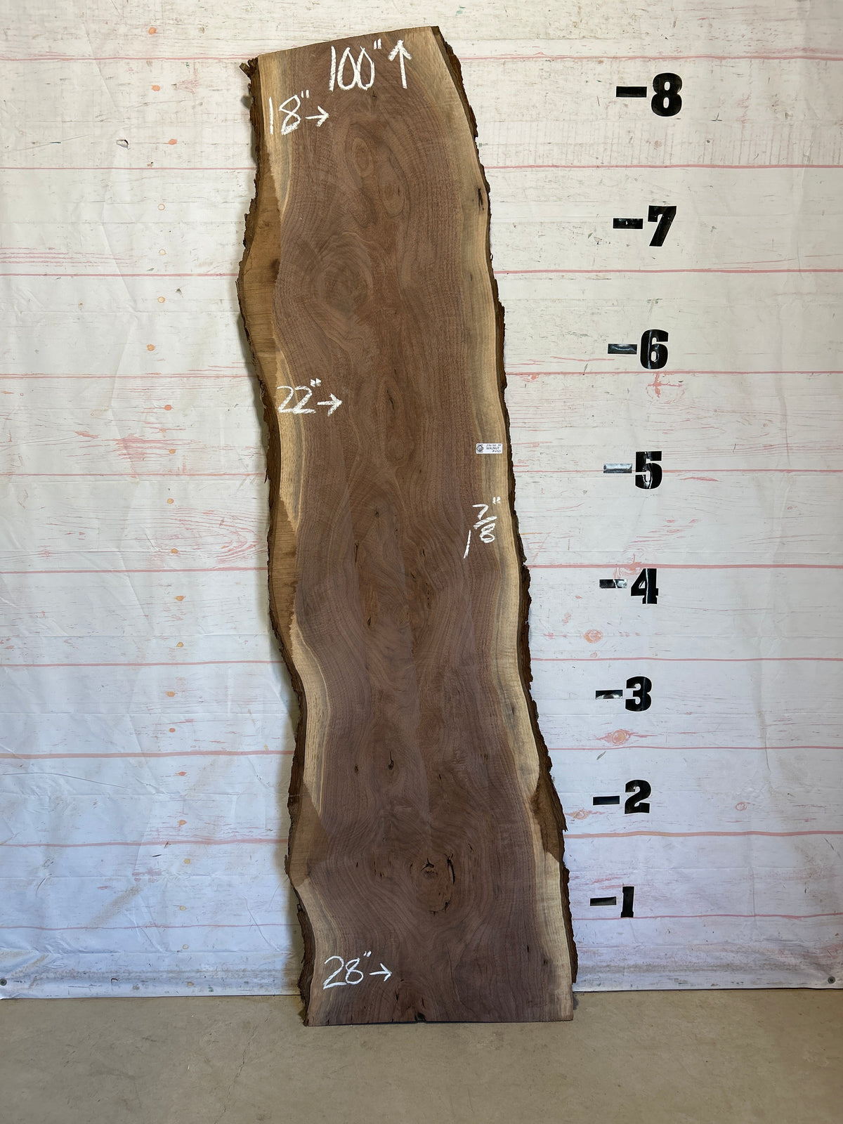 Live Edge Walnut Sku#28630K-32