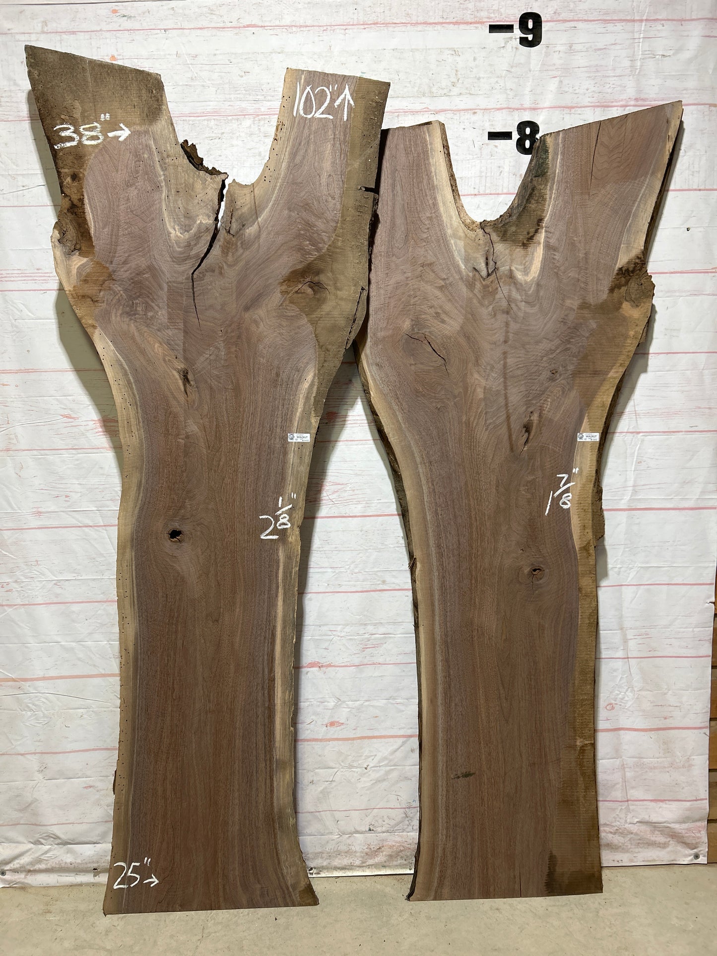 Live Edge Walnut Set Sku#27242K-90