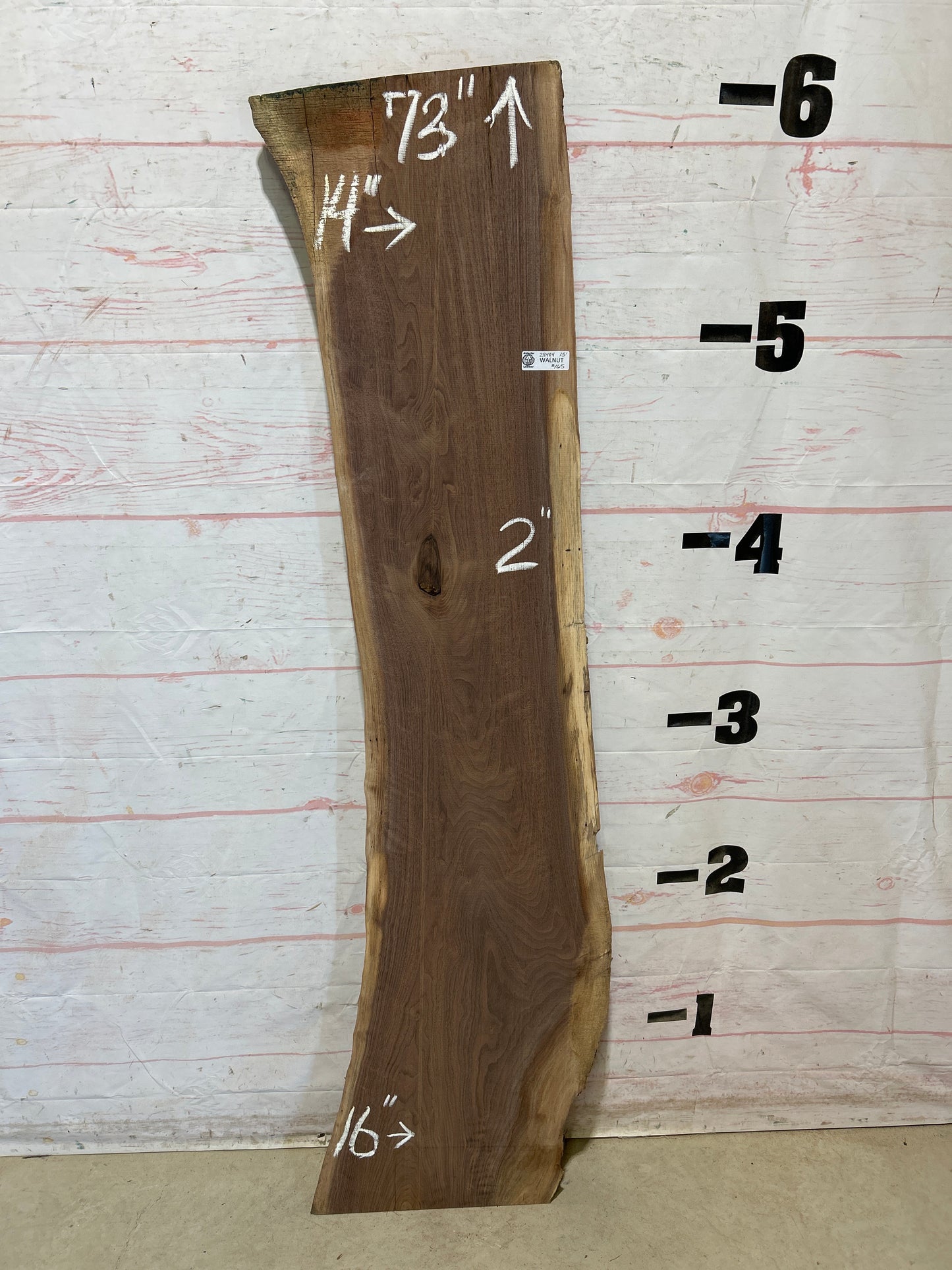 Live Edge Walnut Sku#28484G-15