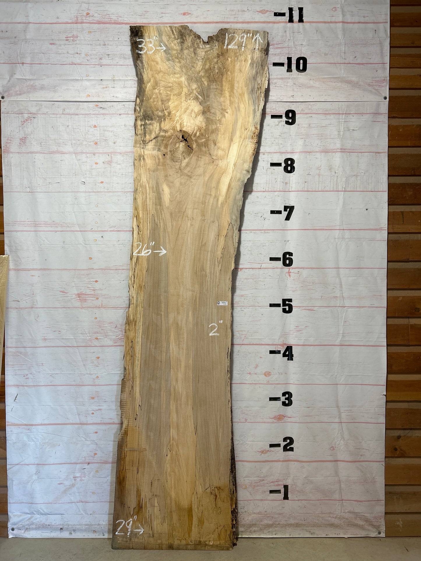 Live Edge Maple Sku#27296-54