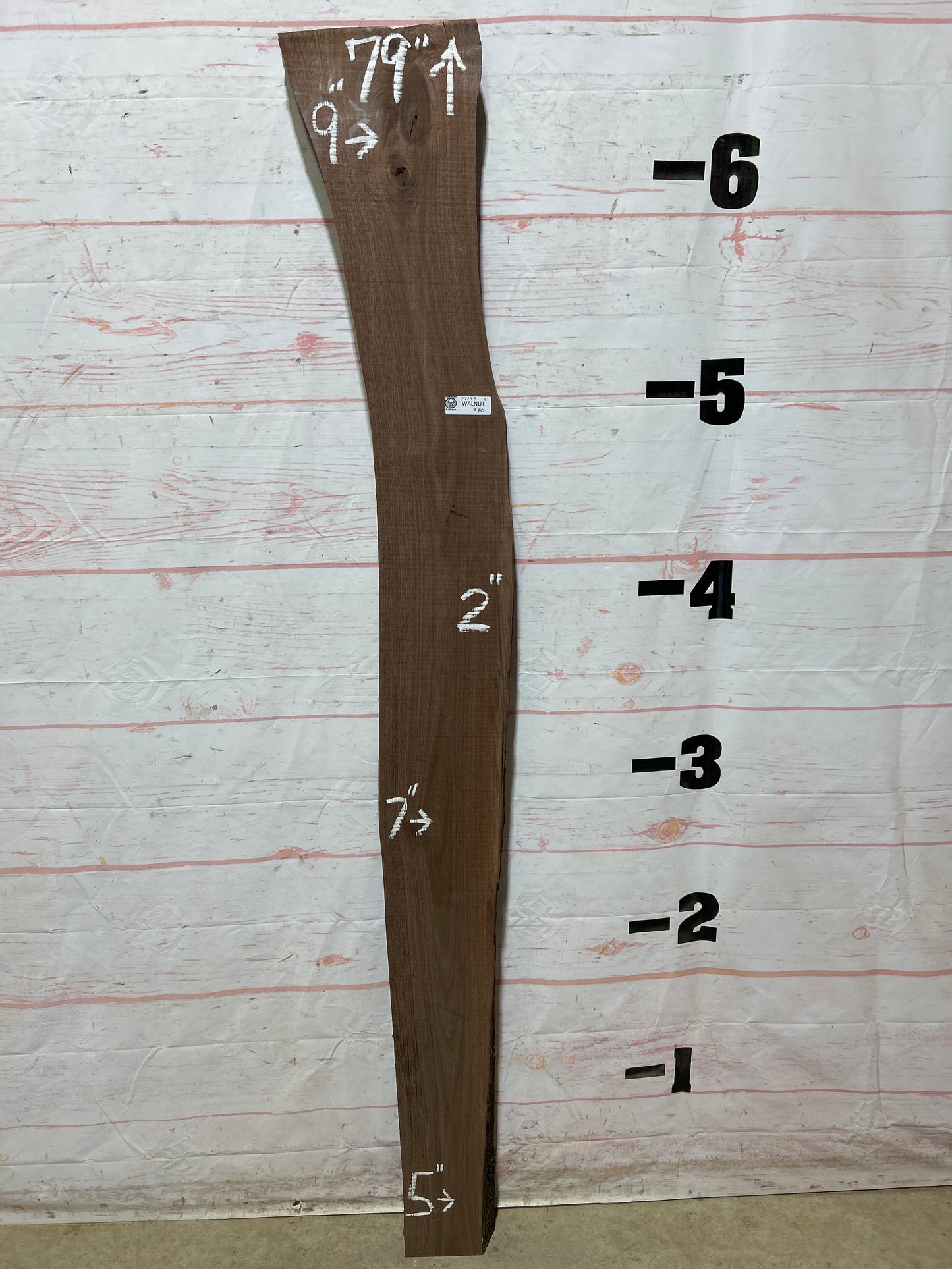 Live Edge Walnut Sku#27293C-8