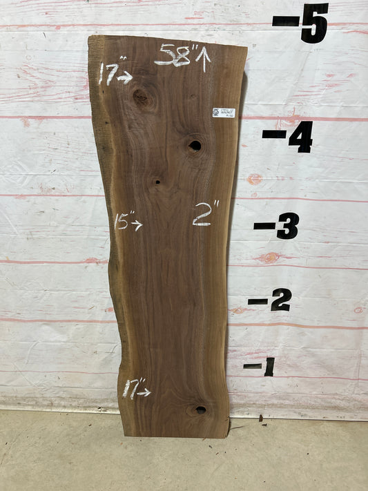 Live Edge Walnut Sku#27852M-13