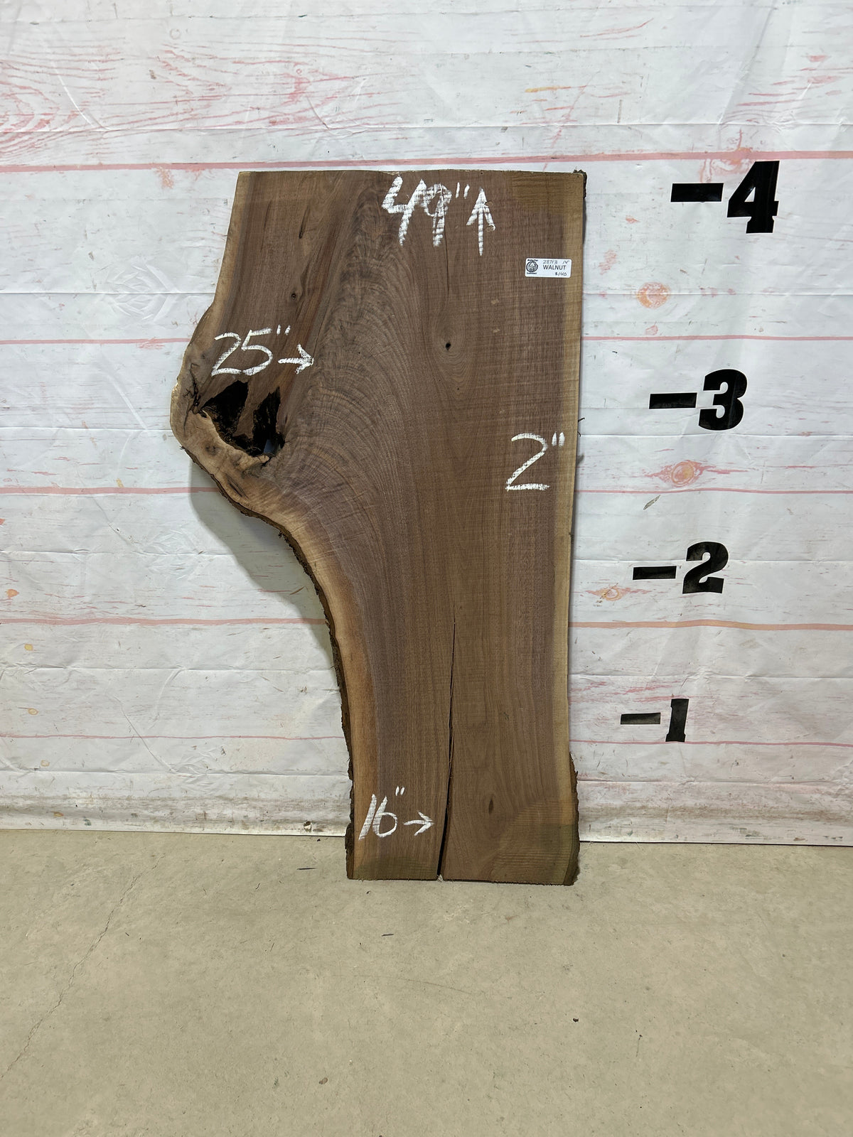 Live Edge Walnut Sku#28713M-14