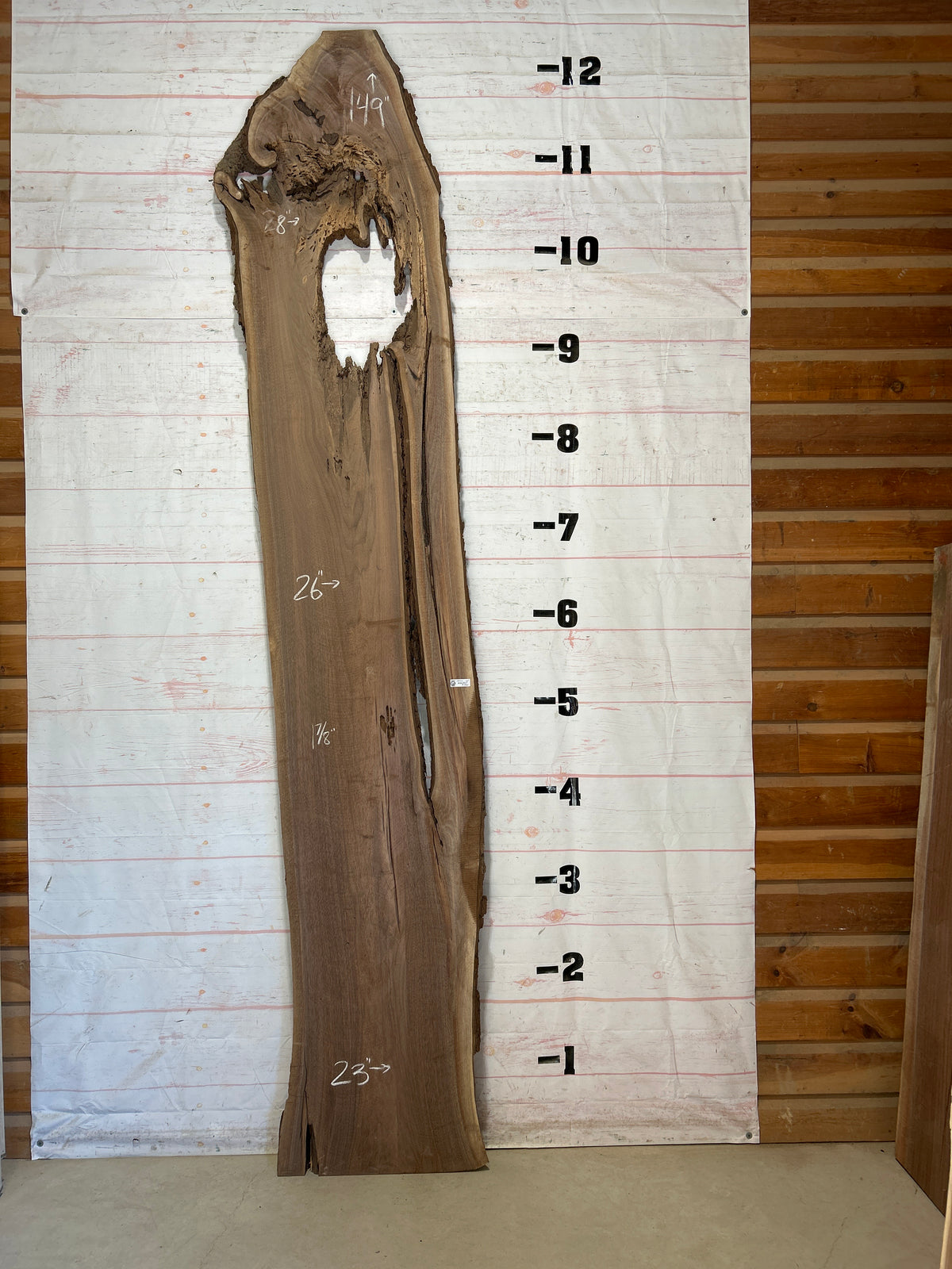 Live Edge Walnut Sku#28914S-62