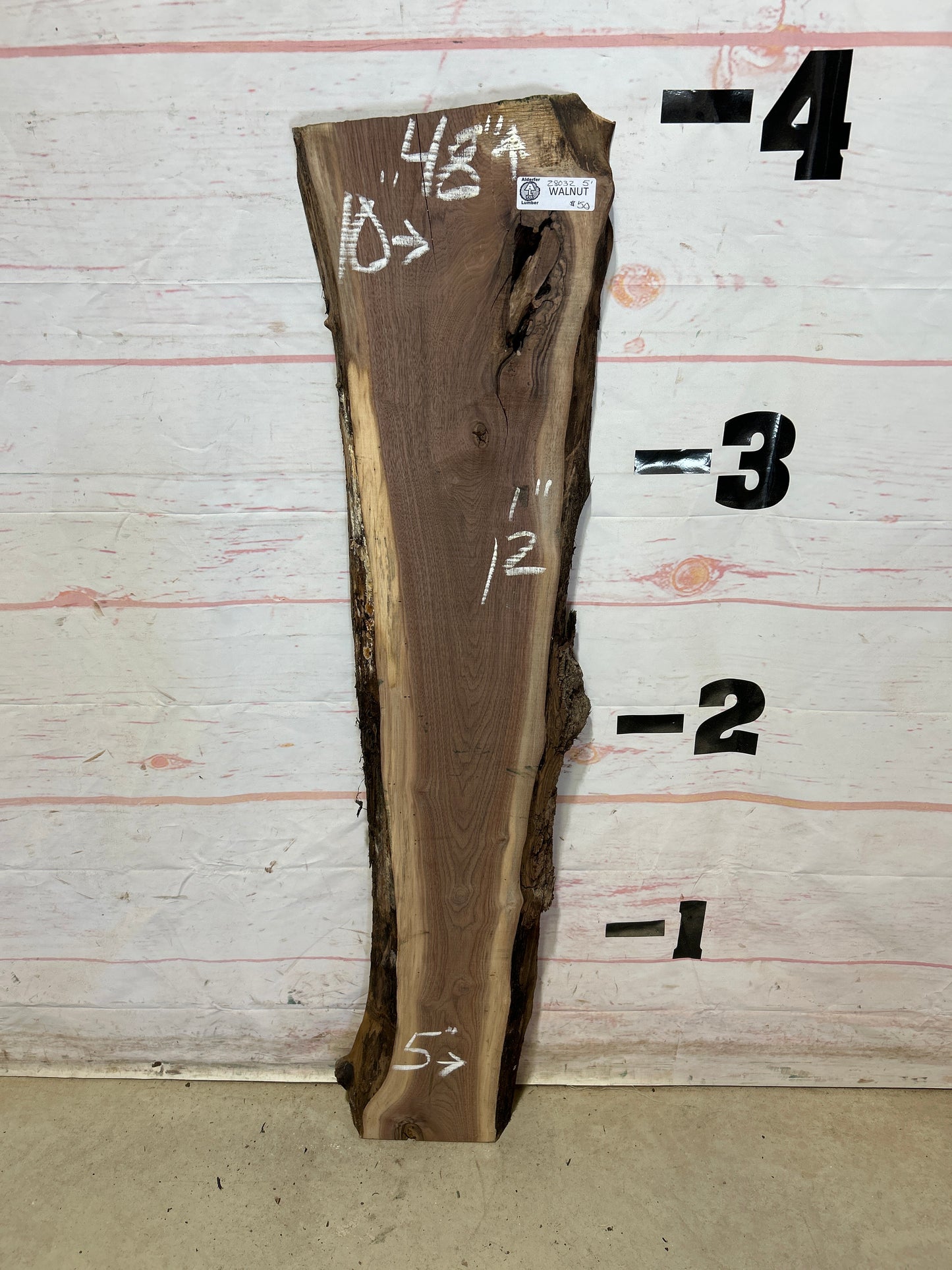 Live Edge Walnut Sku#28032M-5