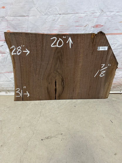 Live Edge Walnut Sku#27552M-8