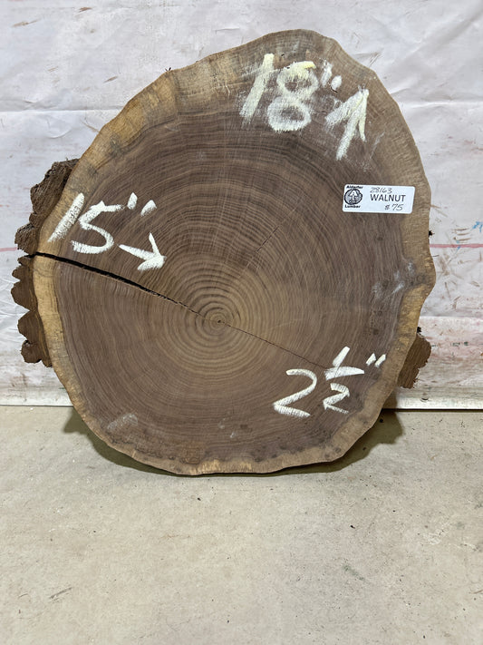Live Edge Walnut Cookie Sku#28163M