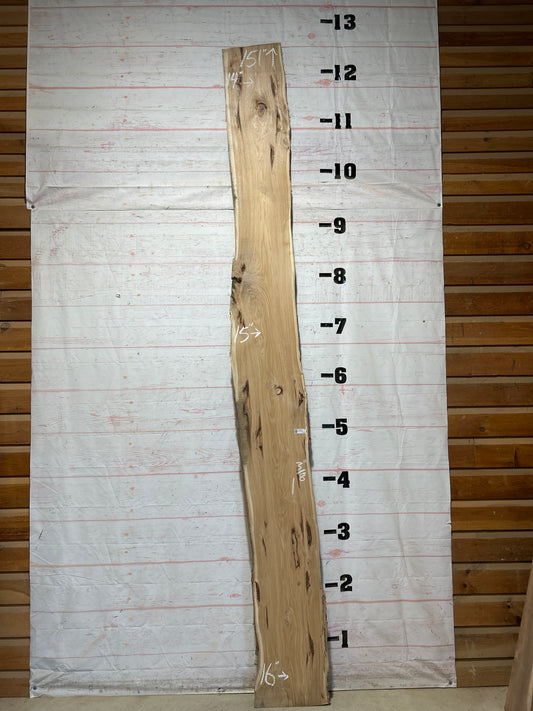 Live Edge Hickory Sku#28596-24