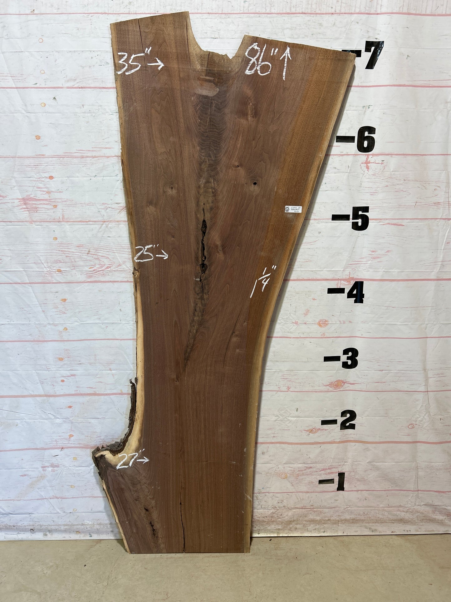 Live Edge Walnut Sku#27810-22