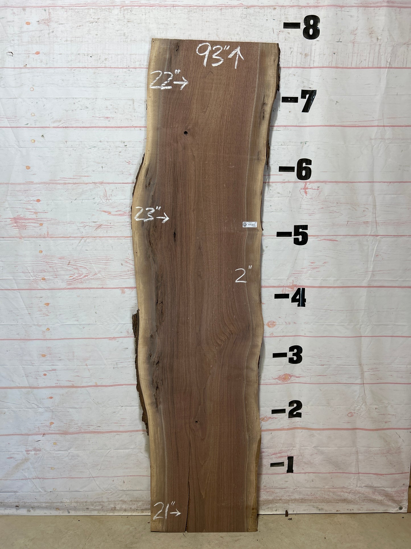 Live Edge Walnut Sku#27860K-28