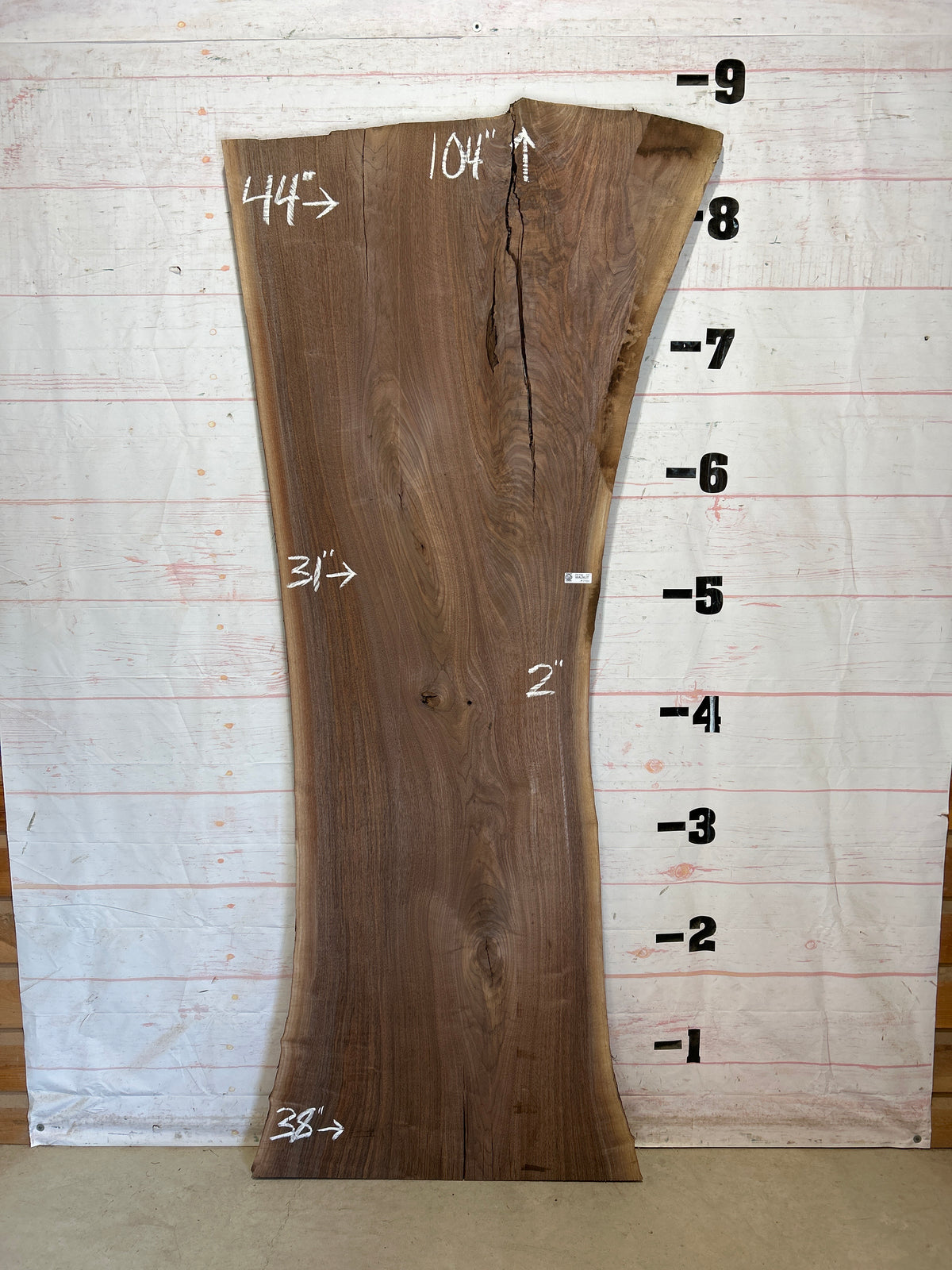 Live Edge Walnut Sku#28730K-55