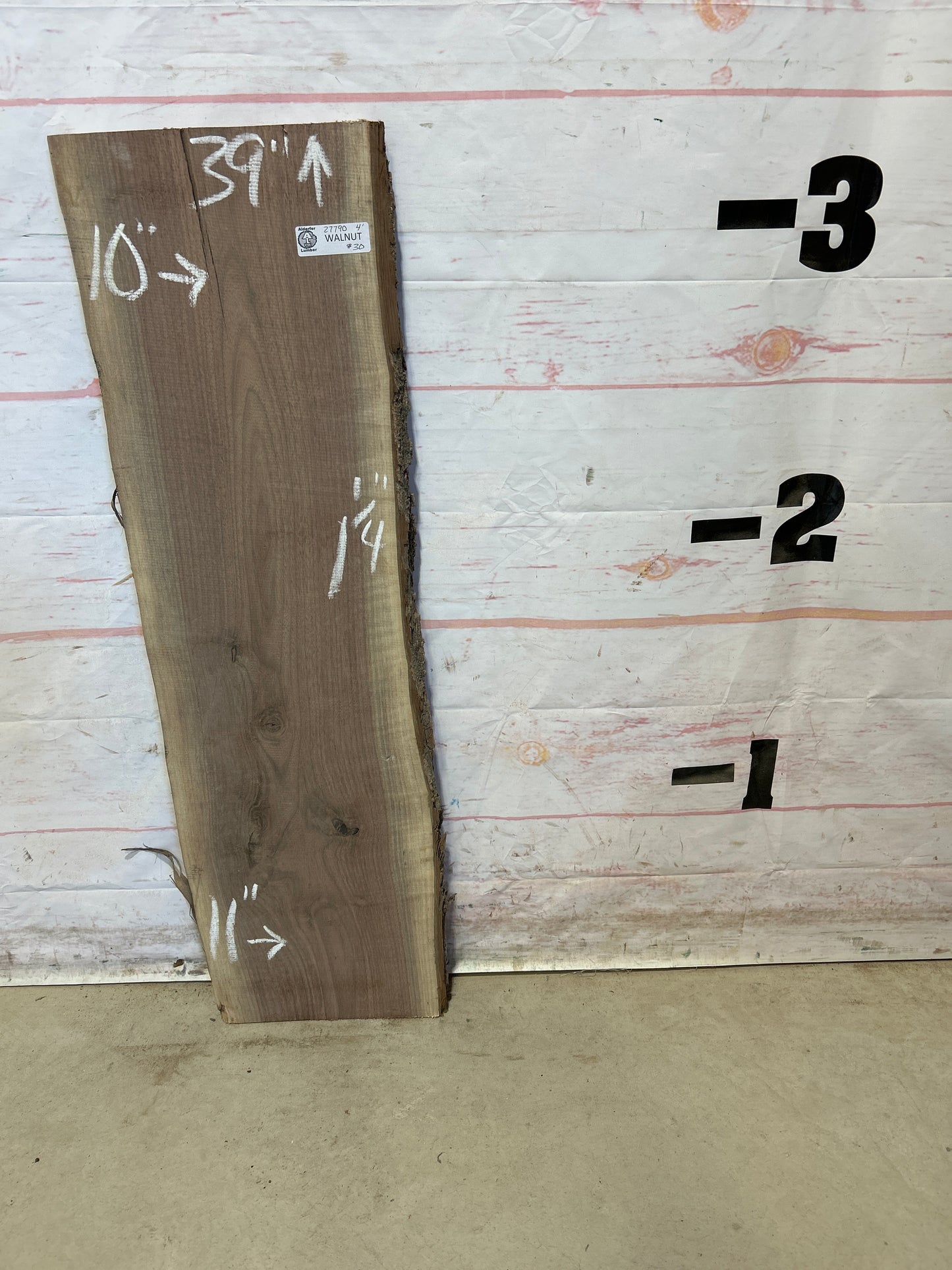 Live Edge Walnut Sku#27790M-4