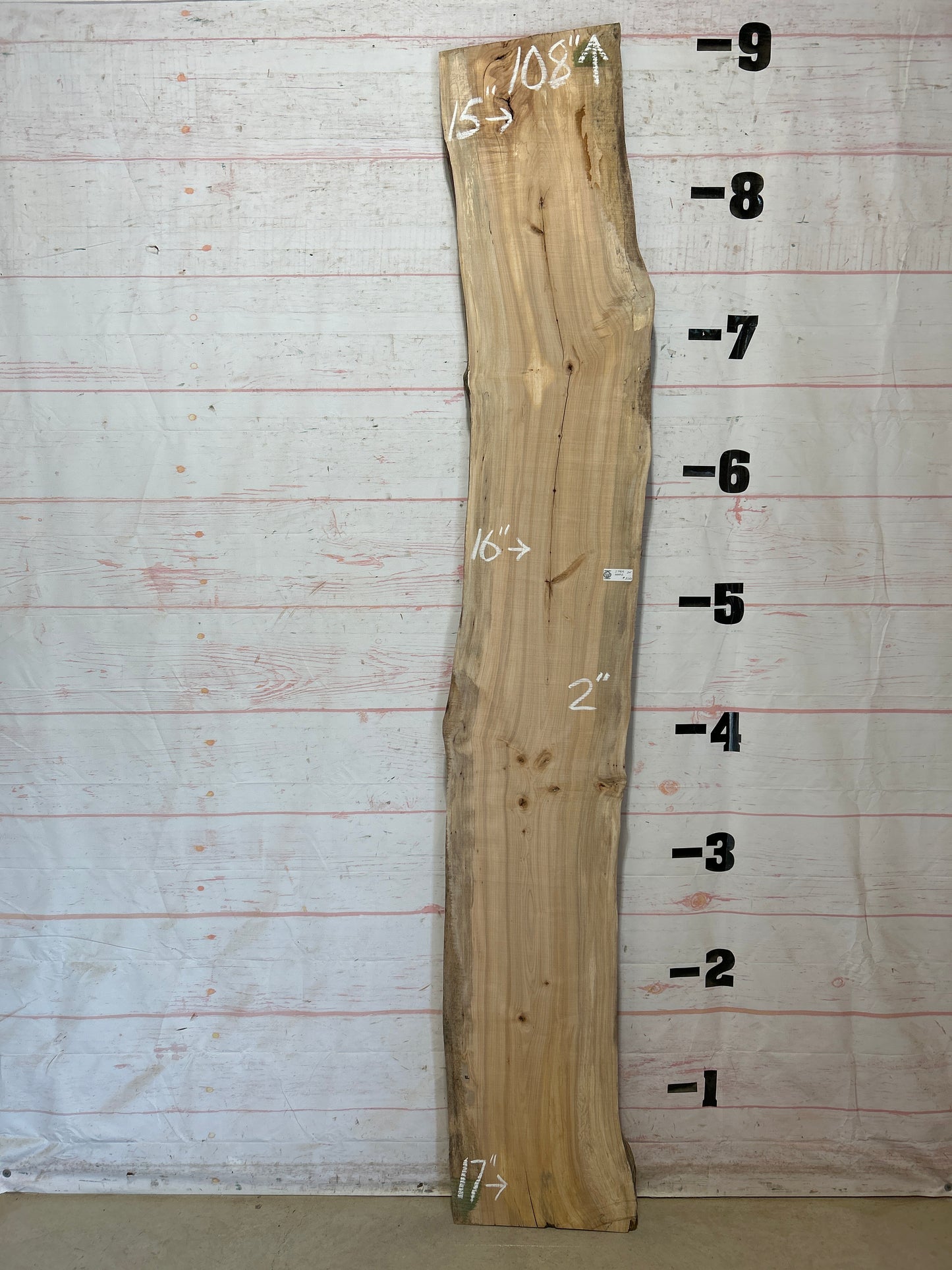 Live Edge Maple Sku#27909-24
