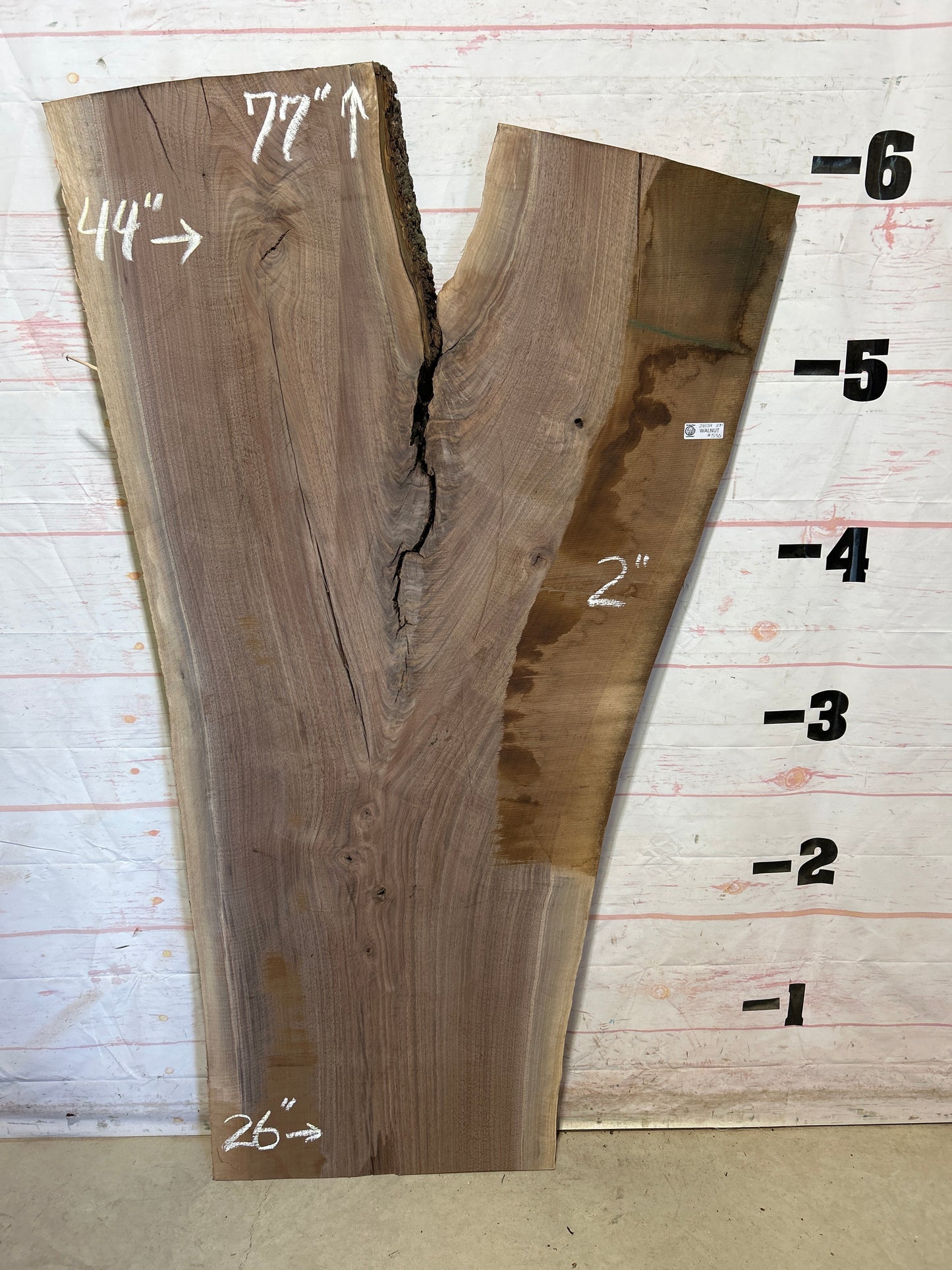 Live Edge Walnut Sku#28039-37