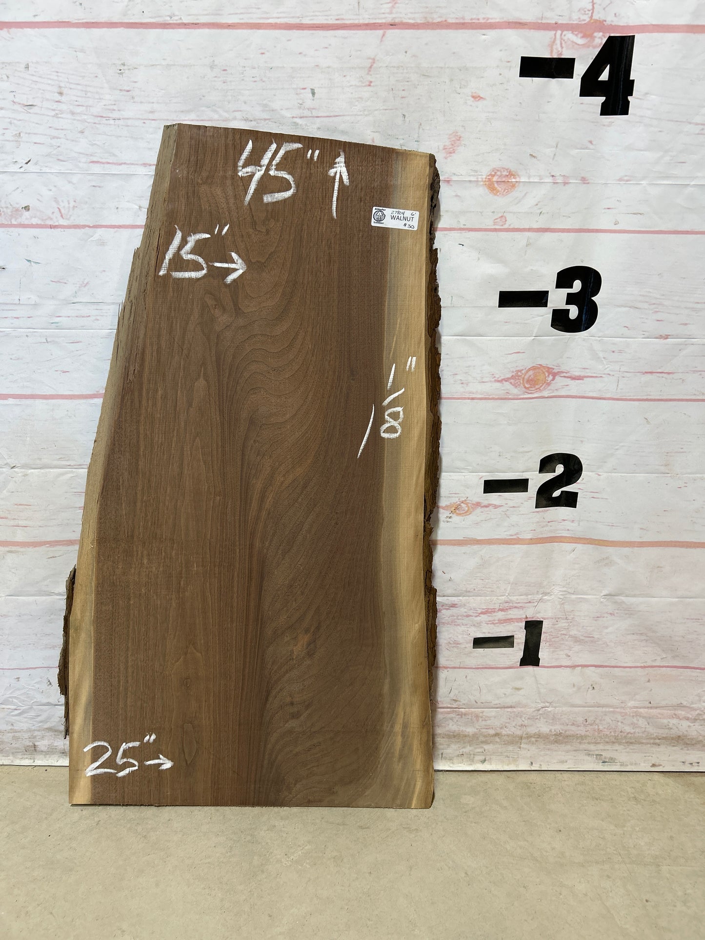 Live Edge Walnut Sku#27804-6
