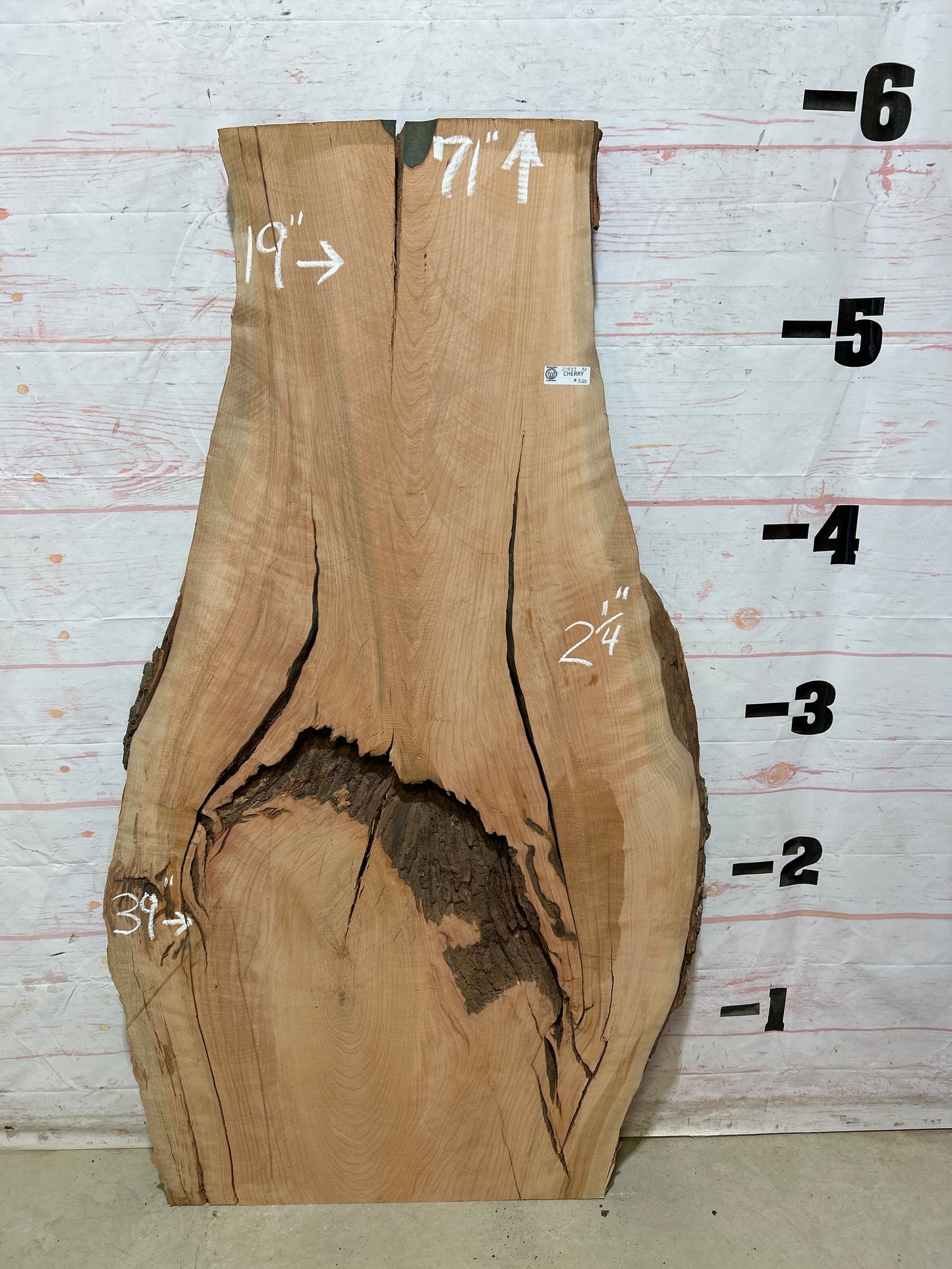 Live Edge Cherry Sku#27837-32