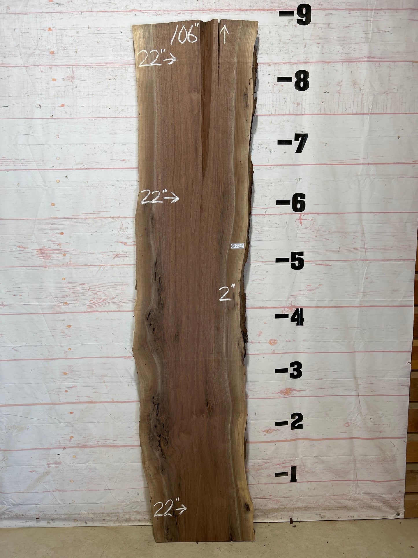 Live Edge Walnut Sku#27859K-32