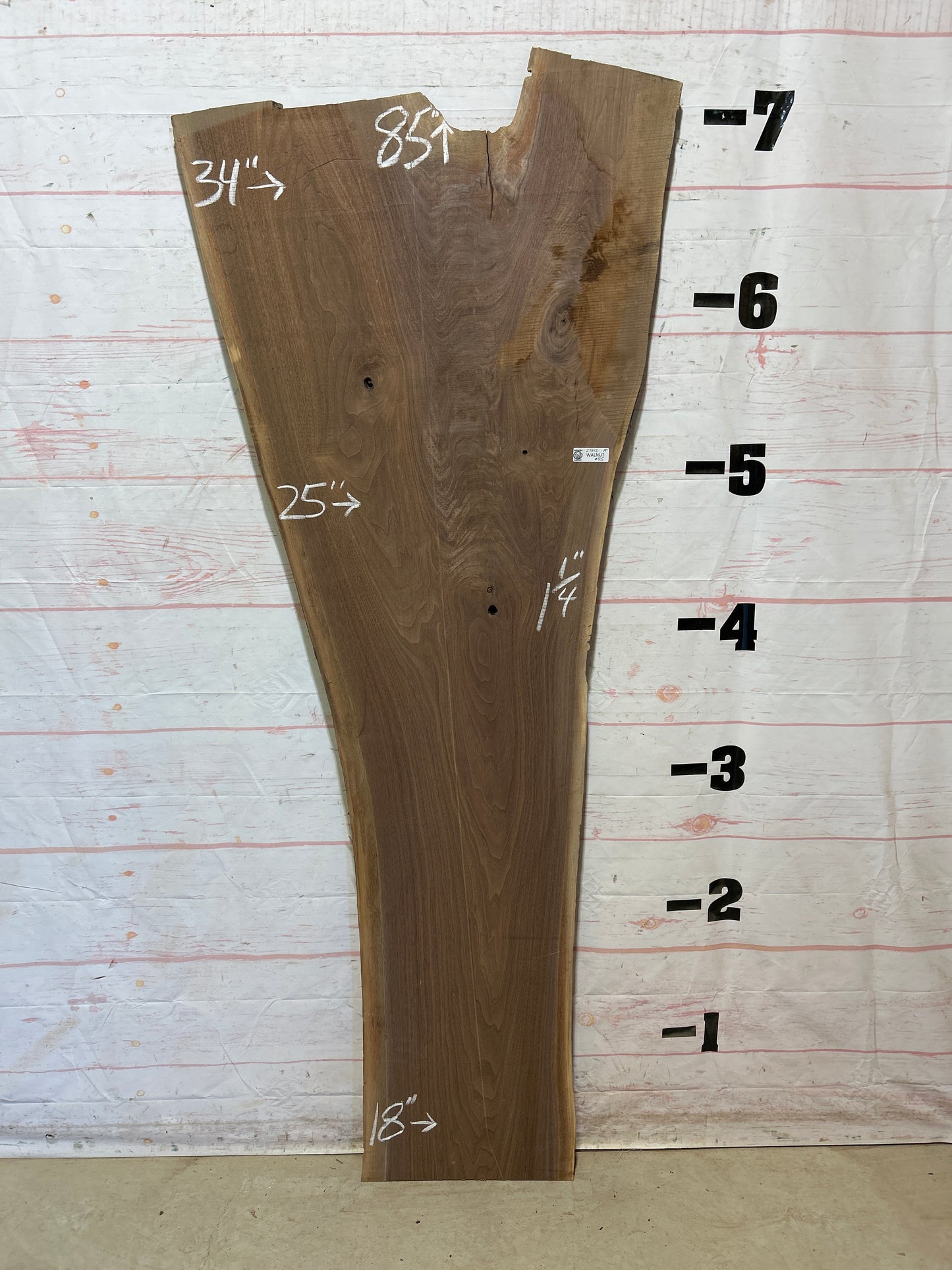 Live Edge Walnut Sku#27812-19
