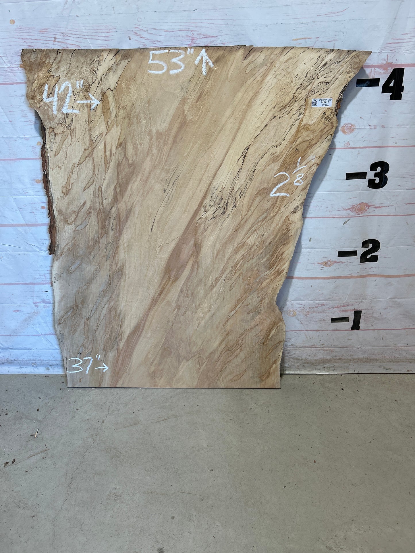 Live Edge Maple Sku#28552-29