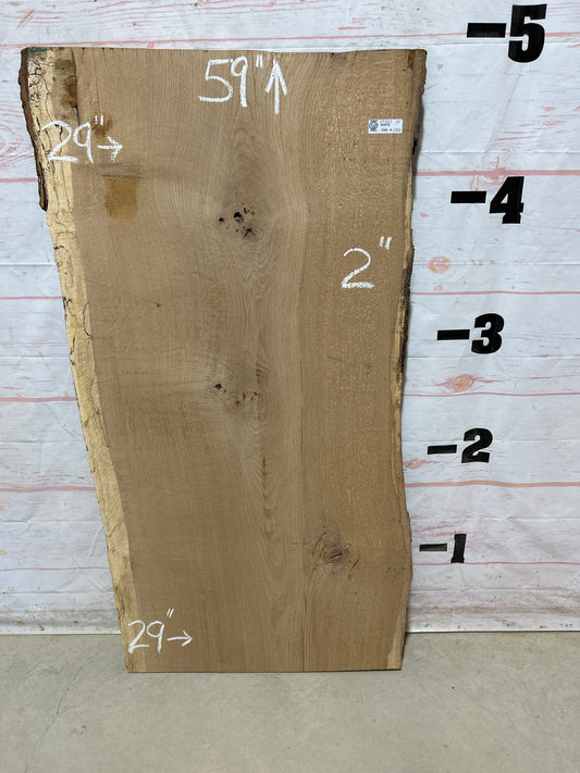 Live Edge White Oak Sku#27327-24