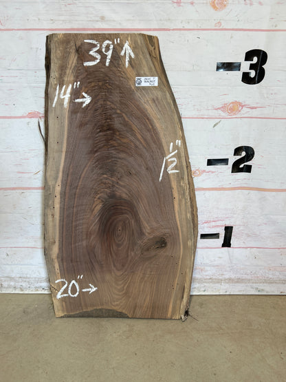 Live Edge Walnut Sku#28645M-7