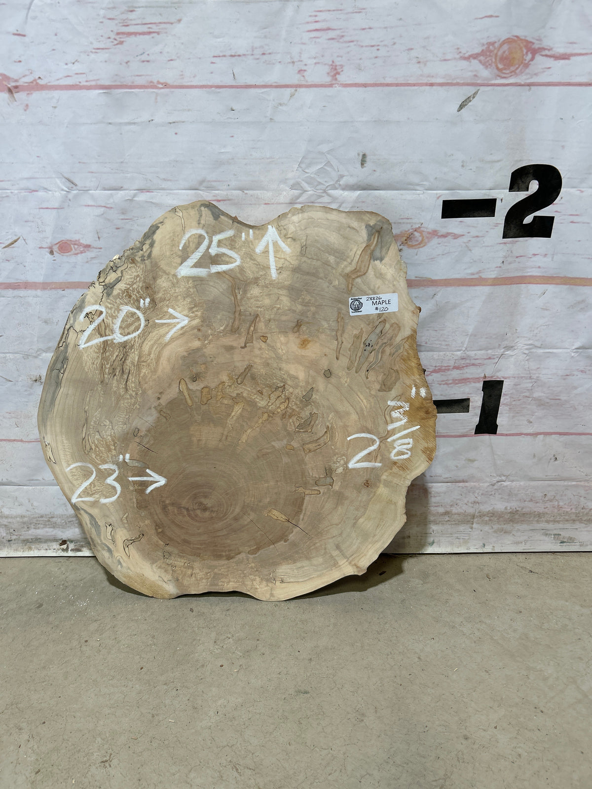 Live Edge Maple Sku#28826M