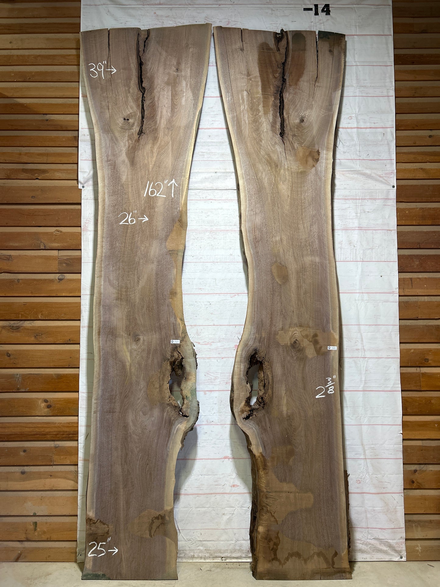 Live Edge Walnut Set Sku#28537-180
