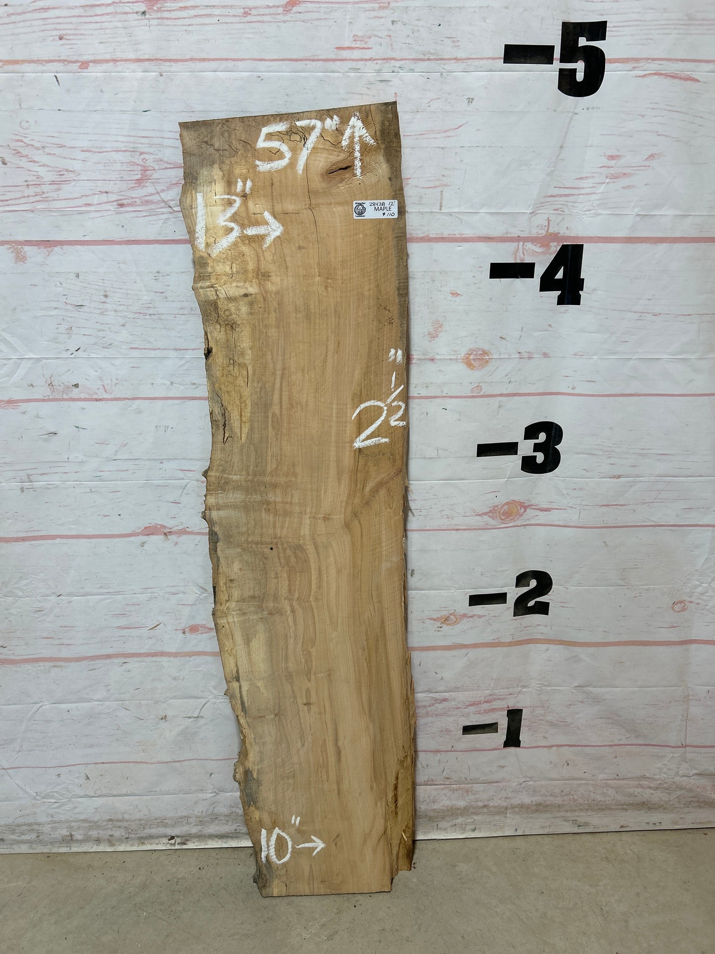 Live Edge Maple Sku#28438E-12