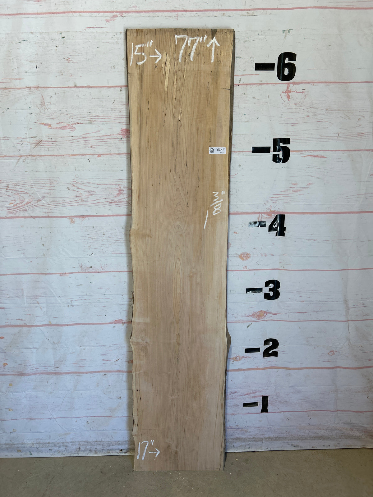 Live Edge Maple Sku#28660E-13