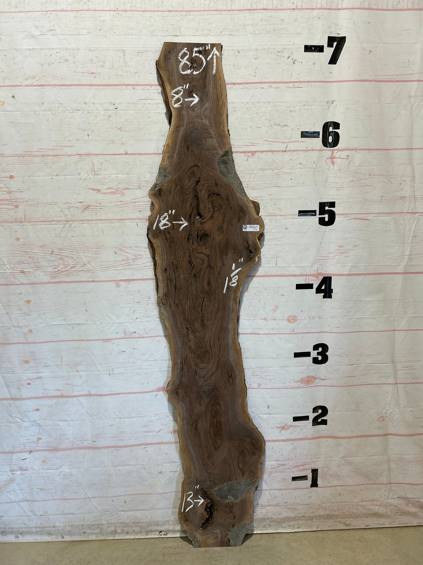 Live Edge Walnut Sku#28225M-8