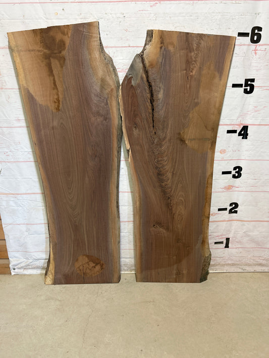 Live Edge Walnut Set Sku#27705K-48