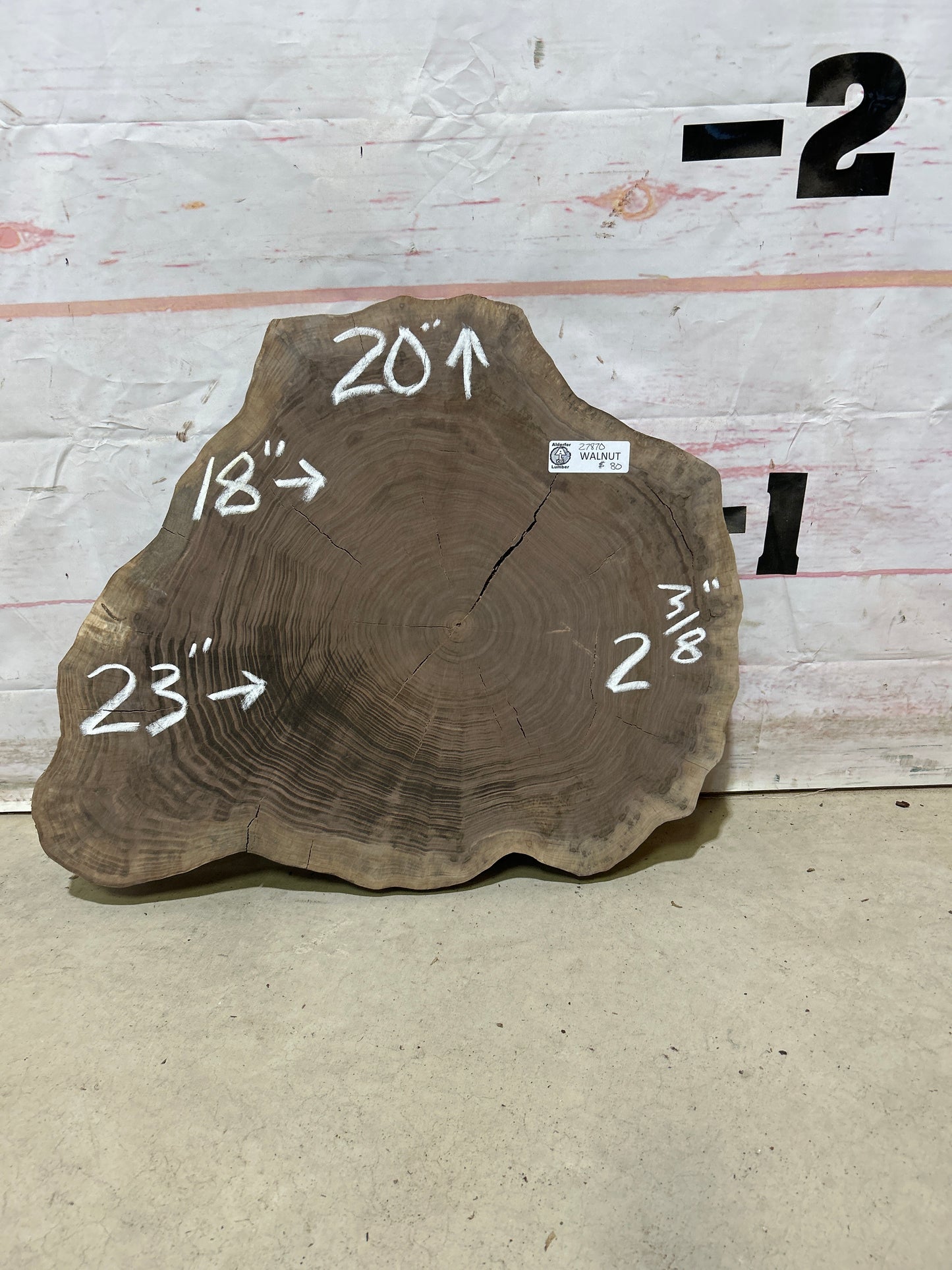 Live Edge Walnut Cookie Sku#27870M