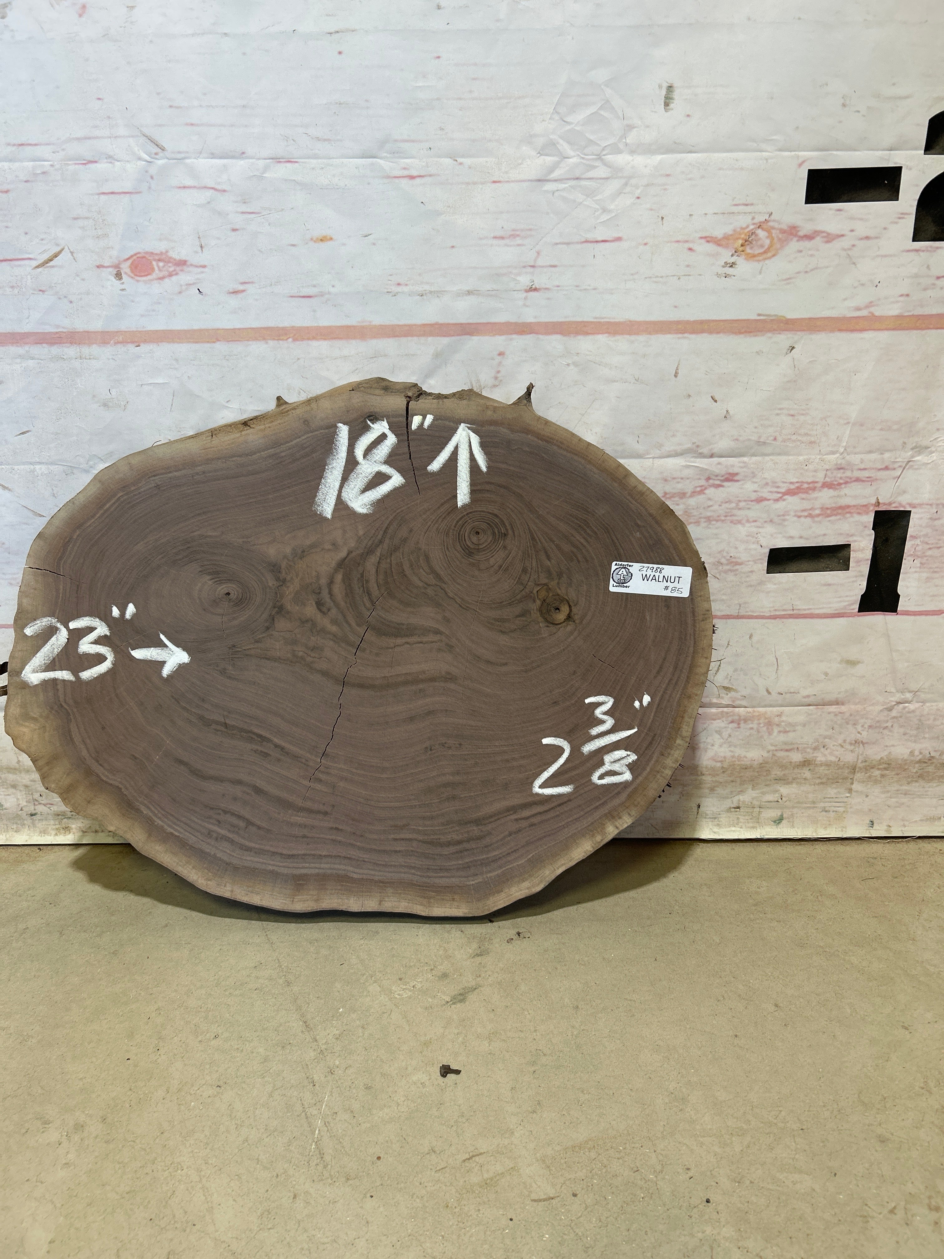 Live Edge Walnut Cookie Sku#27988M – Alderfer Lumber