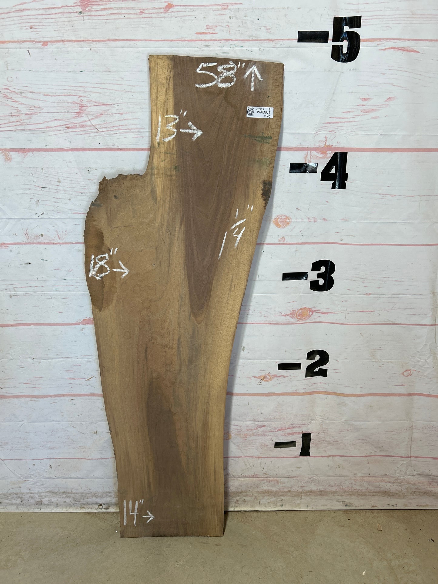 Live Edge Walnut Sku#27797-8