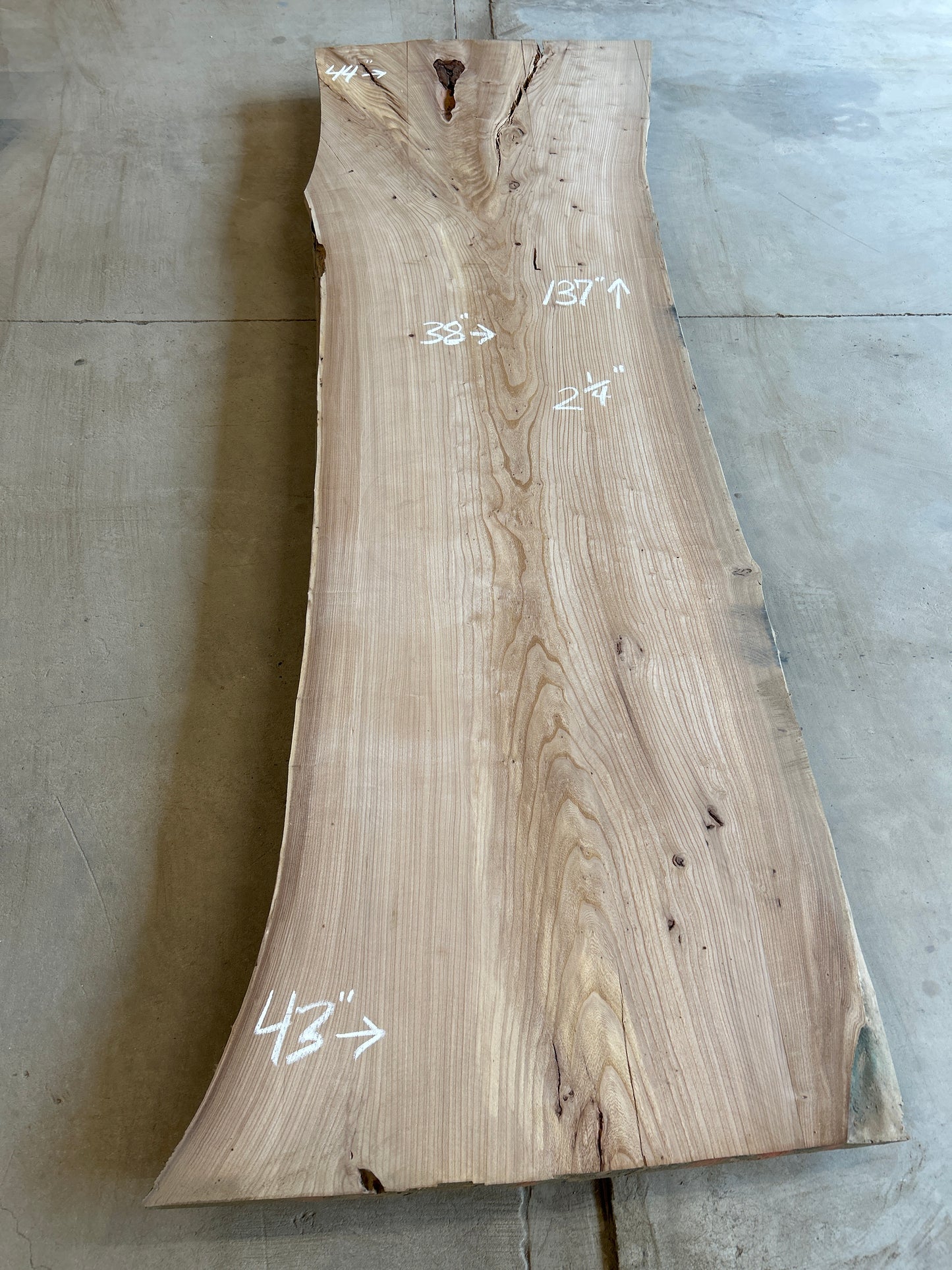 Live Edge Elm Sku#28503S-88