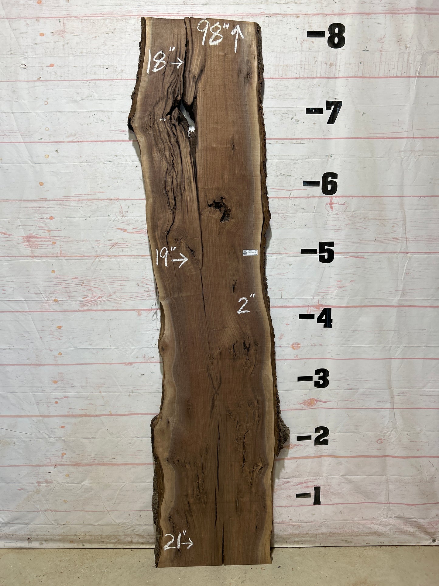 Live Edge Walnut Sku#28106C-27