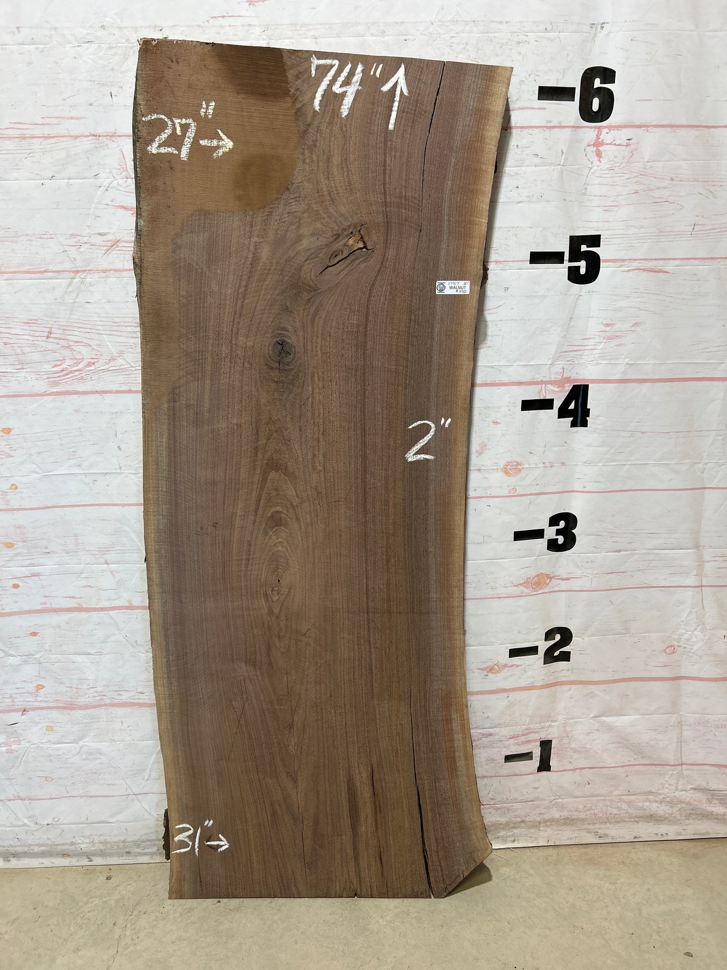 Live Edge Walnut Sku#27927G-30