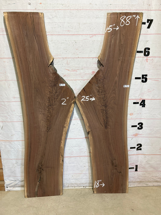Live Edge Walnut Set Sku#28930K-48