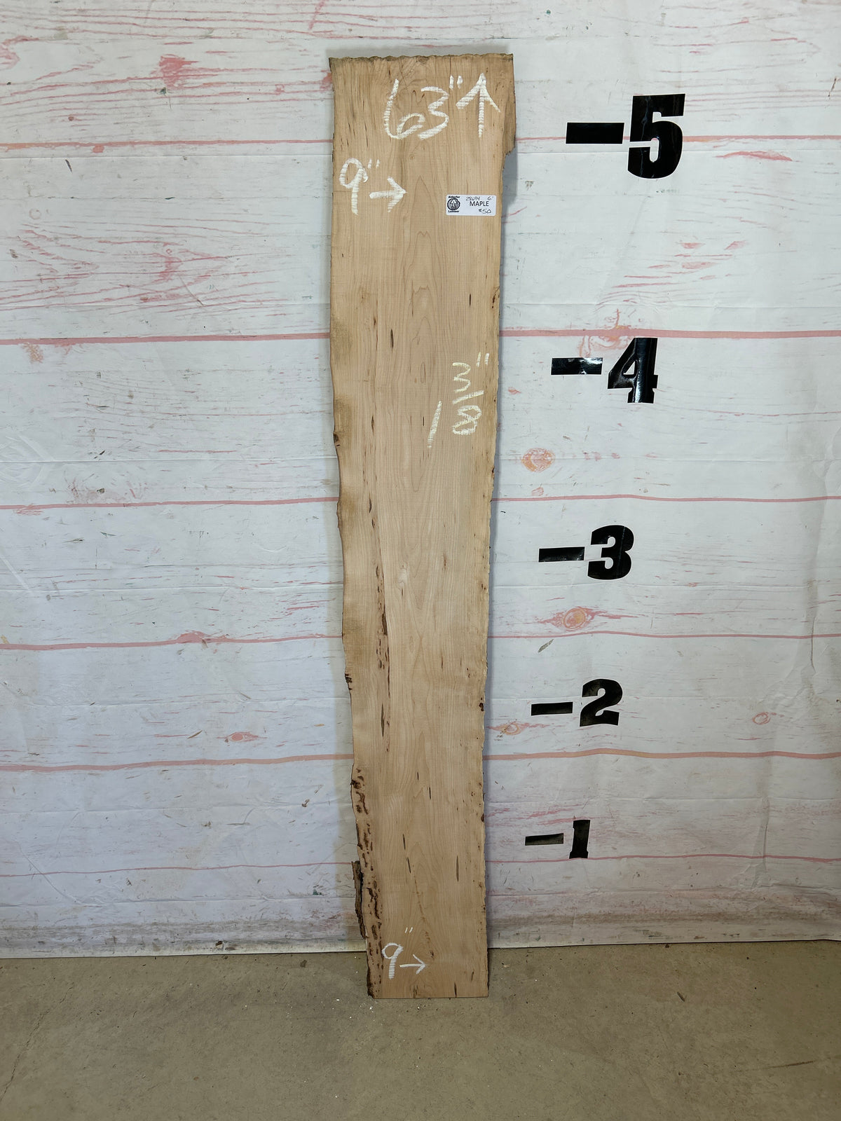 Live Edge Maple Sku#28694B-6