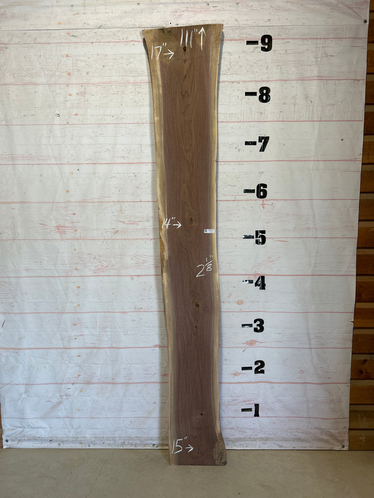 Live Edge Walnut Sku#28892C-25