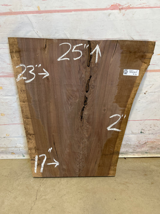 Live Edge Walnut Sku#27641M-7