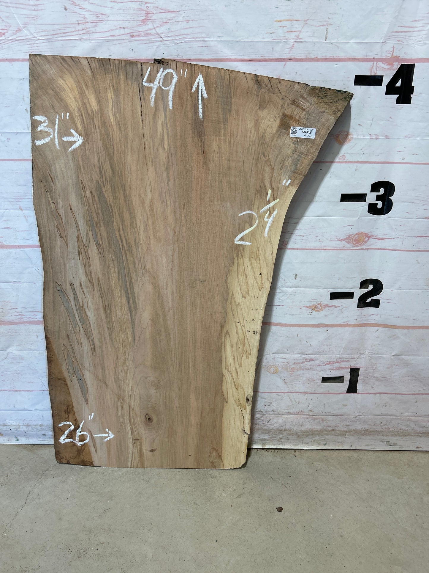 Live Edge Maple Sku#28250B-22