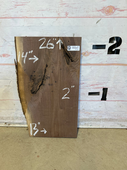 Live Edge Walnut Sku#28683M-5